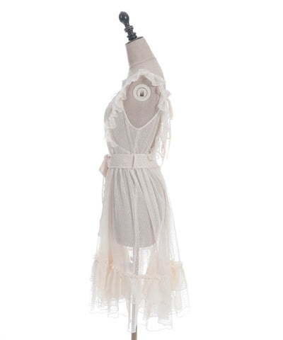 Dotted Tulle Apron