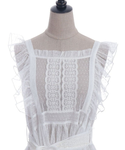 Dotted Tulle Apron