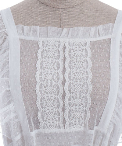 Dotted Tulle Apron