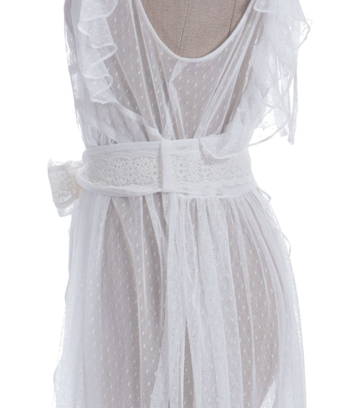 Dotted Tulle Apron