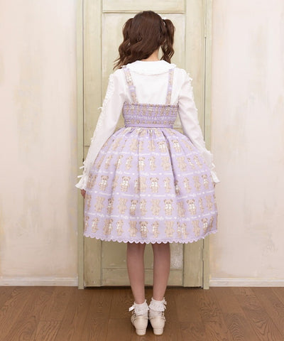 Fluffy Bear Jumper Skirt (Pre-order)