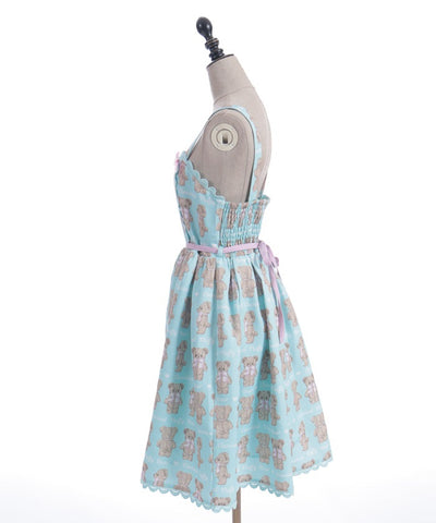 Fluffy Bear Jumper Skirt (Pre-order)