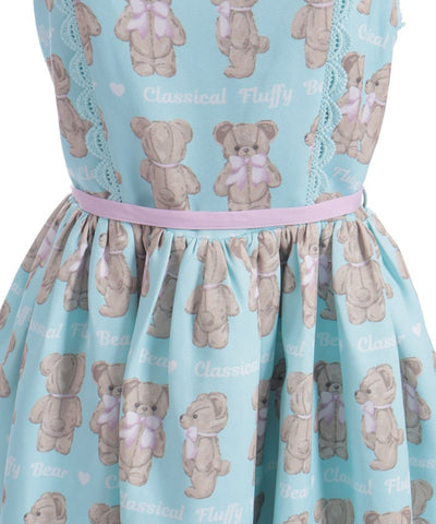 Fluffy Bear Jumper Skirt (Pre-order)