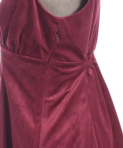 Velour & Check Frill Dress