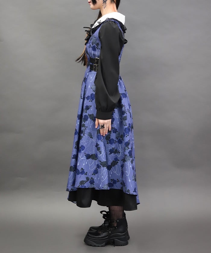 Nightmare Rose Asymmetric Dress