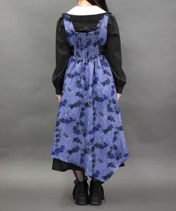 Nightmare Rose Asymmetric Dress