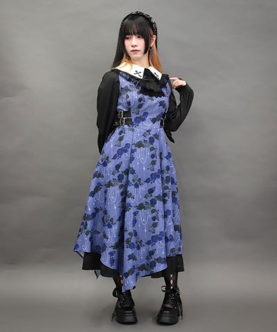Nightmare Rose Asymmetric Dress