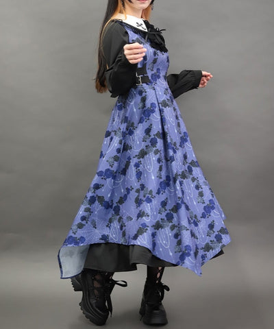 Nightmare Rose Asymmetric Dress
