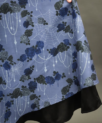 Nightmare Rose Asymmetric Dress