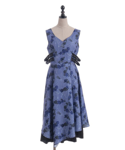 Nightmare Rose Asymmetric Dress