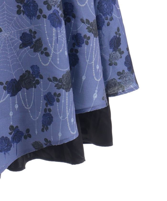 Nightmare Rose Asymmetric Dress