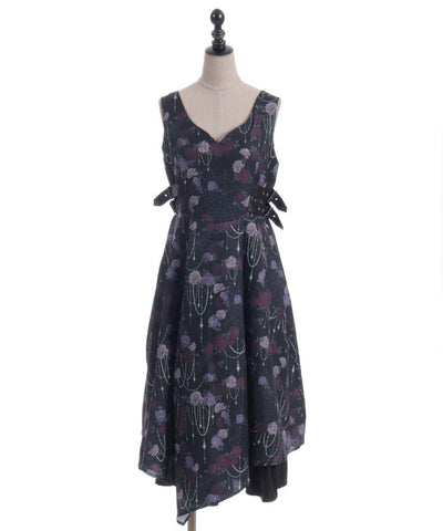 Nightmare Rose Asymmetric Dress