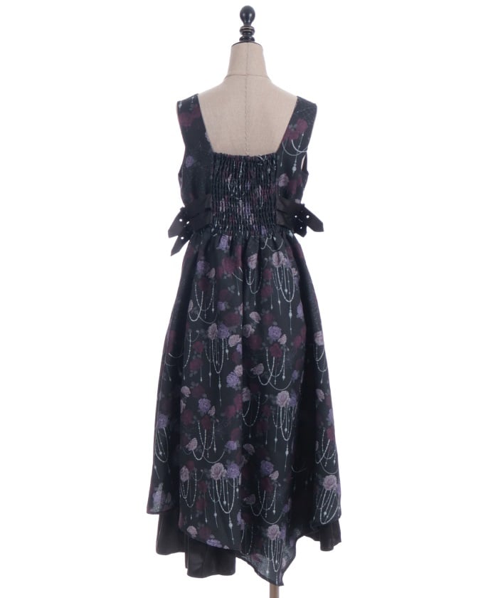 Nightmare Rose Asymmetric Dress