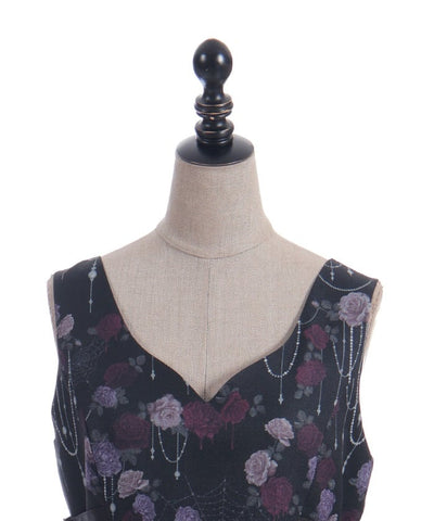 Nightmare Rose Asymmetric Dress