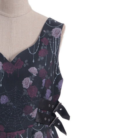 Nightmare Rose Asymmetric Dress