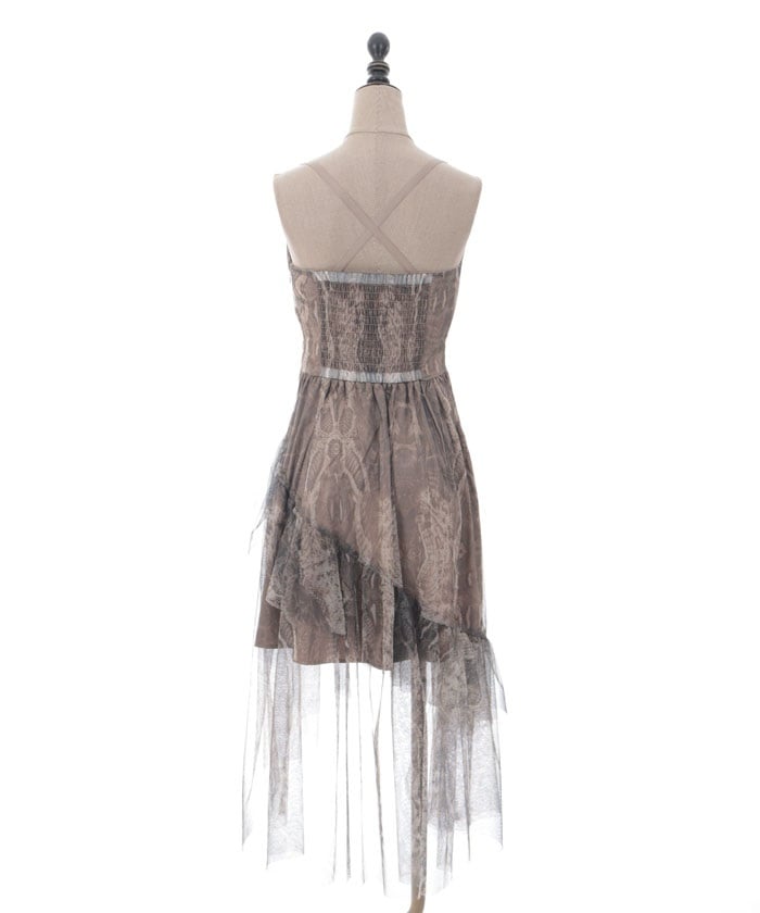 Snake Scale Tulle Dress – axes femme from JAPAN