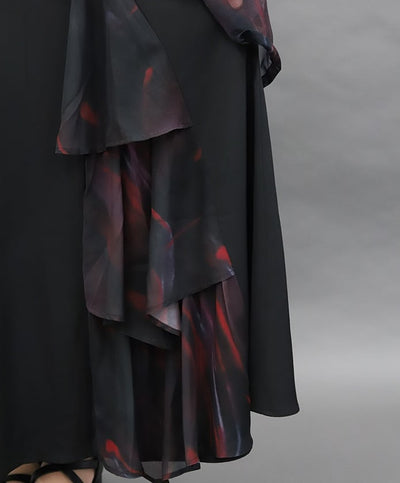Frill Panel Jumper Skirt