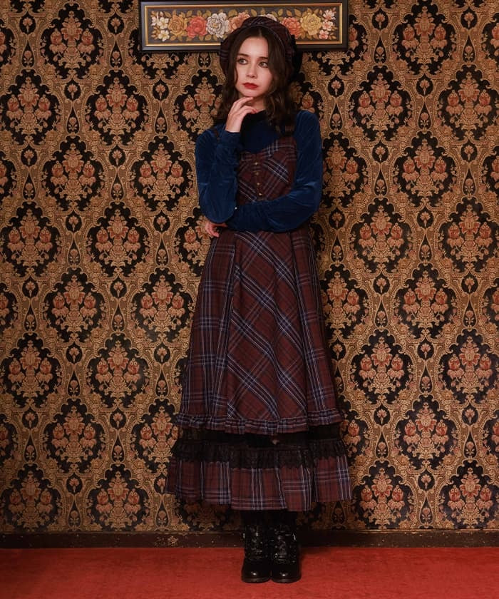 Tartan Plaid Jumper Skirt