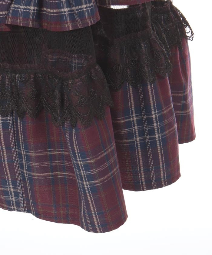 Tartan Plaid Jumper Skirt