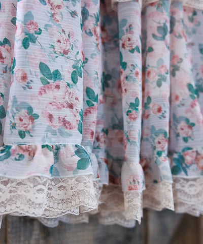 Blooming Rose Pattern Dress