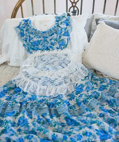 Blooming Rose Pattern Dress