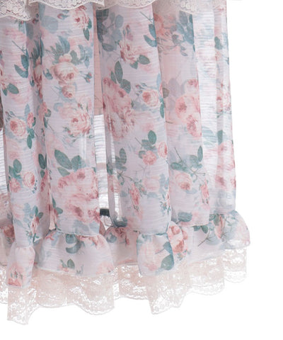 Blooming Rose Pattern Dress