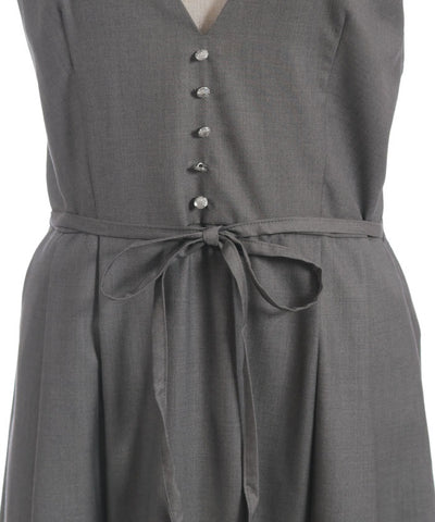 Row Buttons Tuck Jumper Skirt