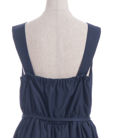 Row Buttons Tuck Jumper Skirt