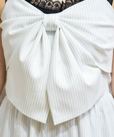 Big Ribbon Tiered Dress