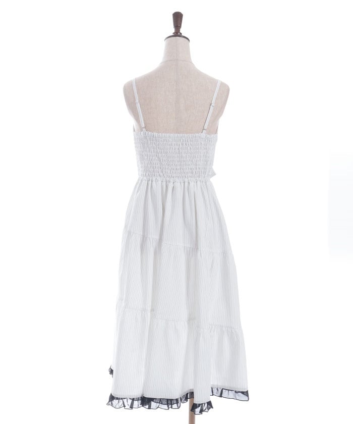 Big Ribbon Tiered Dress