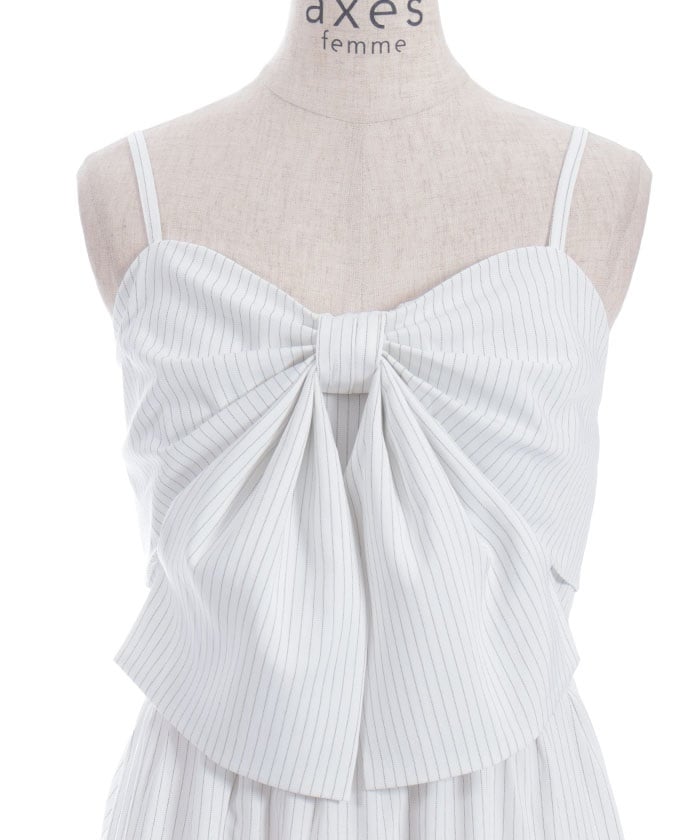 Big Ribbon Tiered Dress