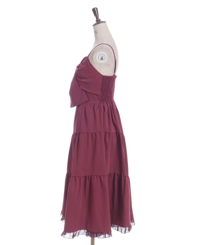 Big Ribbon Tiered Dress