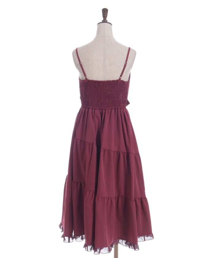 Big Ribbon Tiered Dress