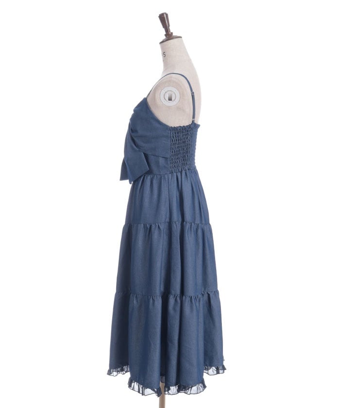 Big Ribbon Tiered Dress