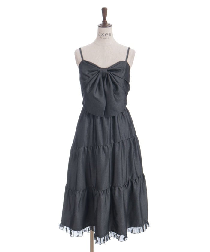 Big Ribbon Tiered Dress