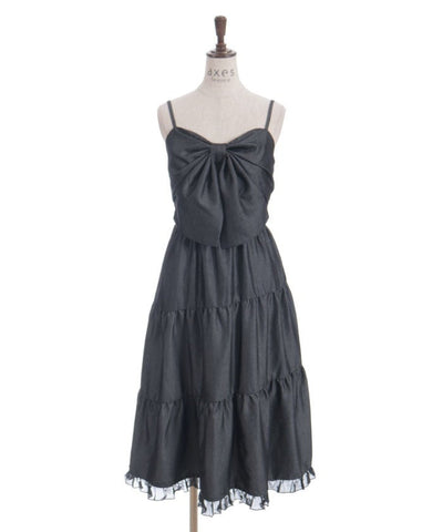 Big Ribbon Tiered Dress