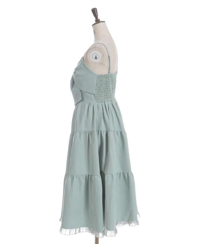 Big Ribbon Tiered Dress