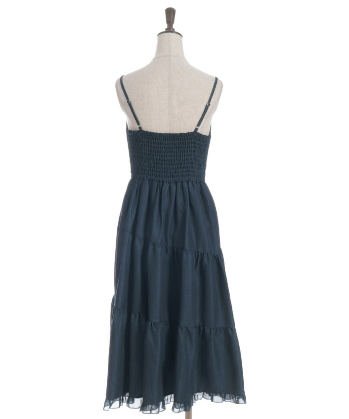 Big Ribbon Tiered Dress