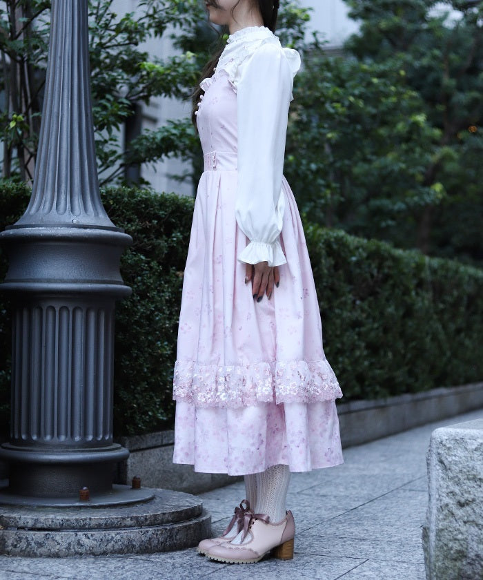 Sakura Lace & Sakura Pattern Camisole Dress – axes femme from JAPAN