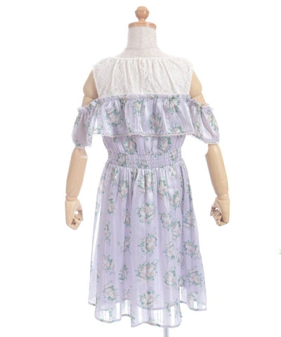 Millefeuille Rose Pattern Dress