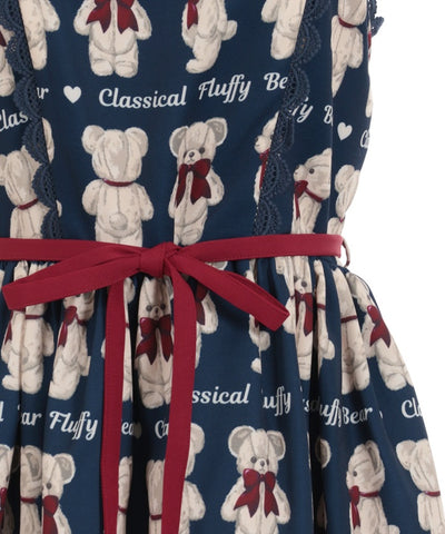 New Color Fluffy Bear Jumper Skirt (Made to Order)