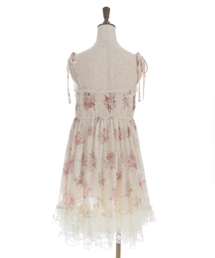 Bouquet Lace Camisole Tunic – axes femme from JAPAN