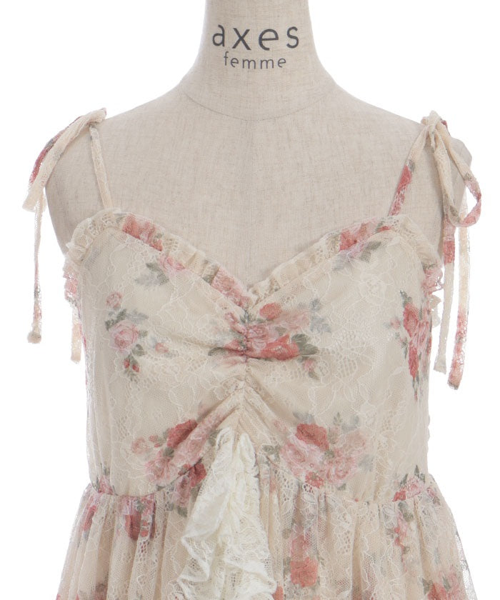Bouquet Lace Camisole Tunic – axes femme from JAPAN