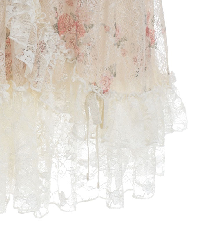 Bouquet Lace Camisole Tunic – axes femme from JAPAN
