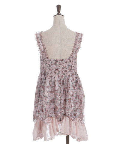 Floral Pattern Lace Tunic