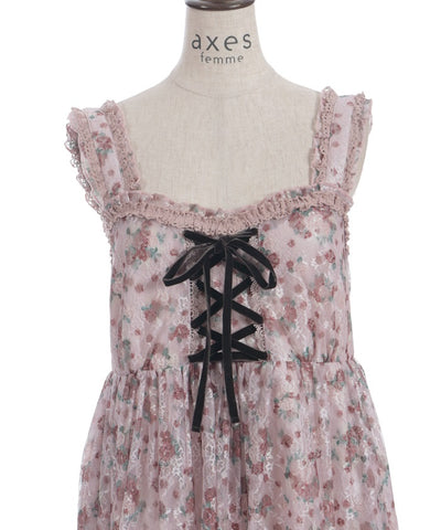 Floral Pattern Lace Tunic