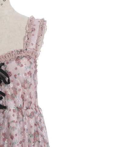 Floral Pattern Lace Tunic