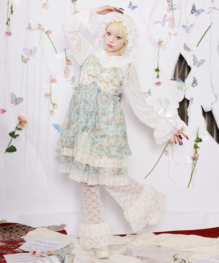 Flower Lace Tunic – axes femme from JAPAN