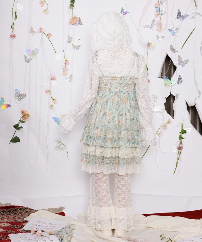 Flower Lace Tunic – axes femme from JAPAN