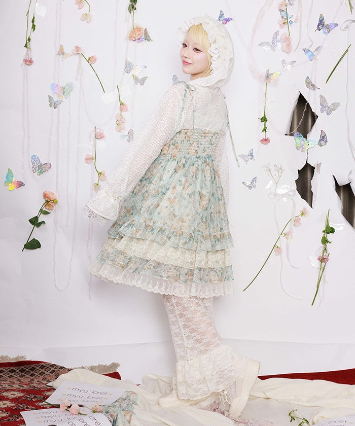 Flower Lace Tunic – axes femme from JAPAN